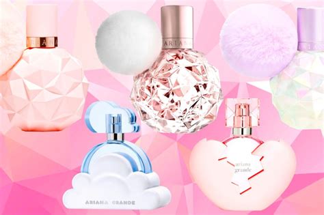 ariana grande perfumes collection.